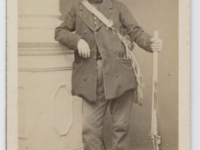 CDV - Ancienne Photographie - Second Empire - Napoléon III - Chasseur - Musette - Vénerie
