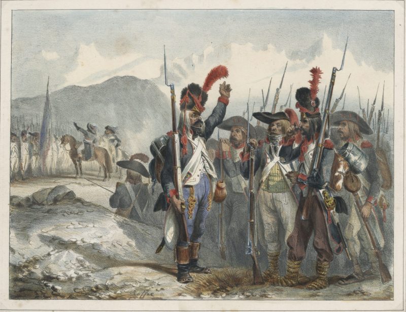 1 Gravures XIX - Raffet - Révolution - Empire - Infanterie du peuple - 1792