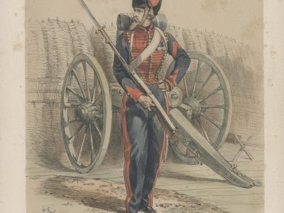 Uniforme Second Empire - Artillerie à Pied Garde Impériale - François Hippolyte Lalaisse - Uniforme - Napoléon III