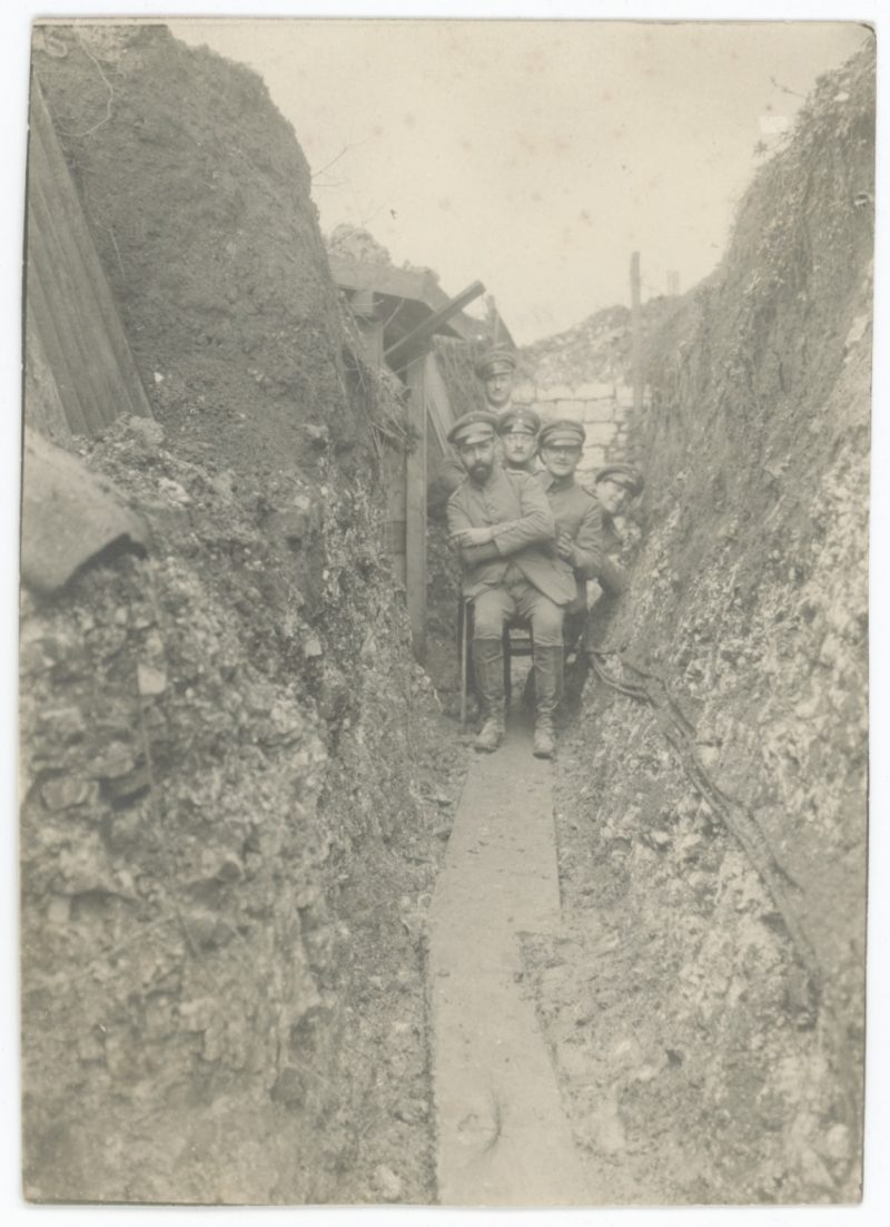 Ancienne Photographie - Guerre 14/18 - Armée Allemande - Tranchée - Grenade - Front Belgique -