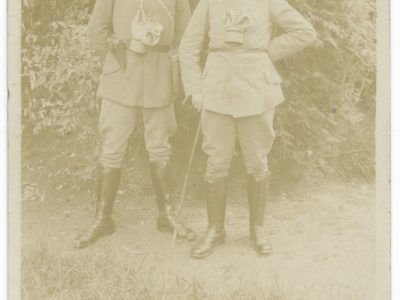 Carte Ancienne Photographie - Guerre 14/18 - Armée Allemande - Tranchée - Grenade - Front Belgique - Infanterie Régiment 99