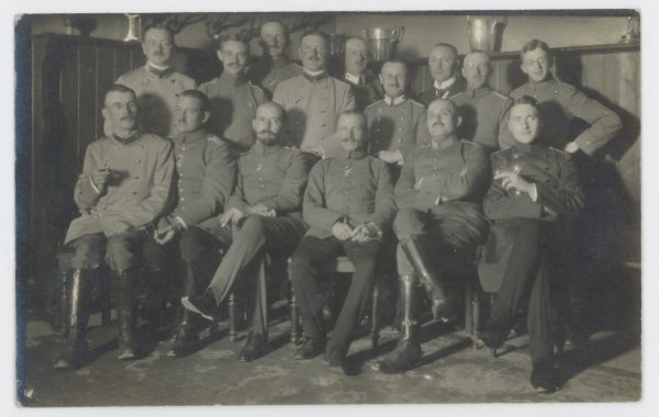 Carte Ancienne Photographie - Guerre 14/18 - Armée Allemande - Tranchée - Grenade - Front Belgique - Infanterie Régiment 99