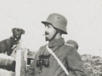 Ancienne Photographie - Guerre 14/18 - Armée Allemande - Tranchée - Grenade - Front Belgique -