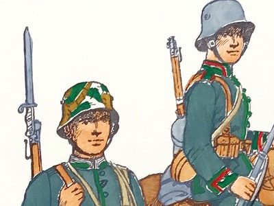 Planche 125 - Heer Und Tradition - Hans Bauer - Uniforme - Deutsches Reich - 1918 - Kavallerie Schutzen - Die Historische Uniformierung - 1968 (Copie)