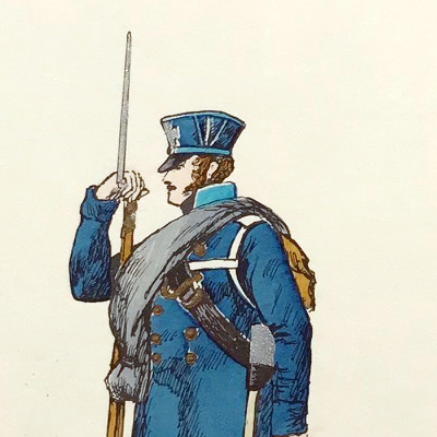 Planche 113- Heer Und Tradition - Hans Bauer - Uniforme - Preussen Landwehr Infanterie - 1813-1814 - Die Historische Uniformierung - 1967
