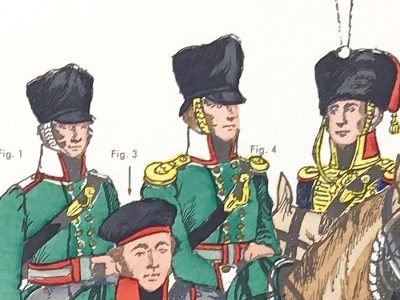 Planche 116- Heer Und Tradition - Hans Bauer - Uniforme - National Kavallerie - 1813-1815 - Die Historische Uniformierung - 1967
