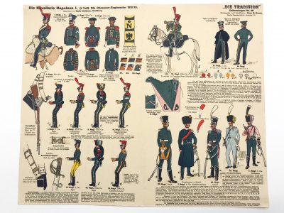 Planche 58 - Heer Und Tradition - Hans Bauer - Uniforme - Napoleon 1er Kavallerie - 1812 -1813 - Die Historische Uniformierung