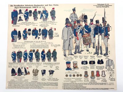 Planche 40- Heer Und Tradition - Hans Bauer - Uniforme - Preussischen Infanterie - 1808-1814 - Die Historische Uniformierung