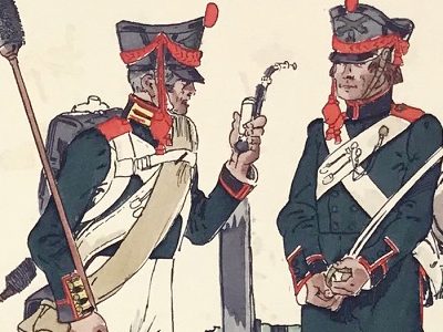 Planche 26 - Heer Und Tradition - Hans Bauer - Uniforme - Russische Artillerie - 1812-1814 - Die Historische Uniformierung