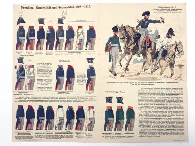 Planche 22 - Heer Und Tradition - Hans Bauer - Uniforme -Generalität und Generalstab - 1808 -1815 - Die Historische Uniformierung (Copie)