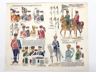 Planche 83 - Heer Und Tradition - Hans Bauer - Uniforme - Deutschen Husaren - 1914 - Die Historische Uniformierung