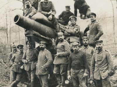 Carte Ancienne Photographie - Guerre 14/18 - Armée Allemande - Tranchée - Artillerie - Front - Alsacien - Canon