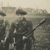 2 Cartes photos - Soldats Français - Chasseurs - photographie 1930 - Armement - Exercice - Béret - Mitrailleuse