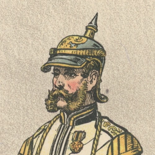 2 Planches Gravure - Illustration Richard Knötel - Cavalerie - Cuirassier Prussien - Kuirassier 1867 - Uniforme - Cuirassier