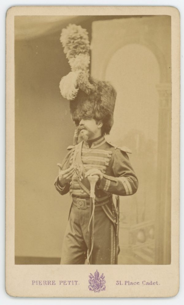 CDV Second Empire - Ancienne Photographie - Acteur Théâtre - Caporal Tambour - Restauration - Napoléon 1er - Uniforme