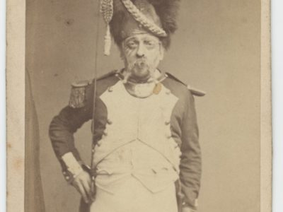 CDV Second Empire - Ancienne Photographie - Acteur Théâtre - Grognard - Garde Impériale - Napoléon 1er - Uniforme