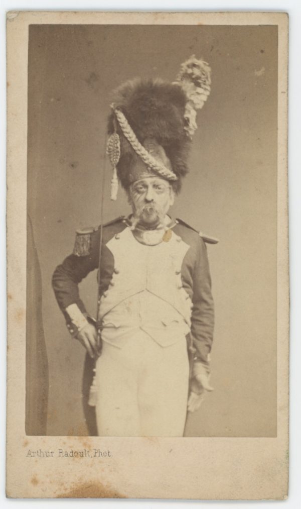 CDV Second Empire - Ancienne Photographie - Acteur Théâtre - Grognard - Garde Impériale - Napoléon 1er - Uniforme