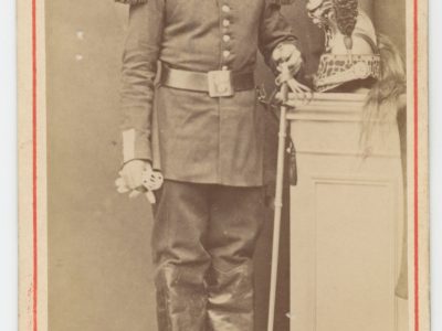 CDV Militaire - Ancienne Photographie - Dragons - Uniforme - 3éme République - 8 Rég de Dragons - 1873/1874 - Luneville