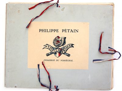 Suite de 12 planches - PHILIPPE PETAIN - Imagerie du Maréchal imprimé à Limoges en 1941 - Imagerie Populaire - Verdun -