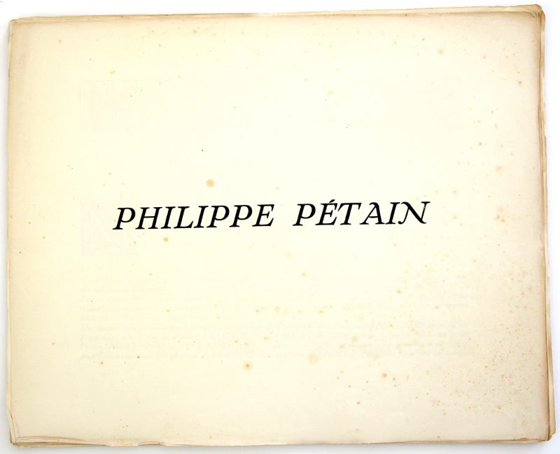 Suite de 12 planches - PHILIPPE PETAIN - Imagerie du Maréchal imprimé à Limoges en 1941 - Imagerie Populaire - Verdun -