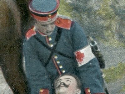 3 Cartes Ancienne Photographie - Guerre 14/18 - Armée Allemande - Morgenrot - Poème - Artillerie à Cheval