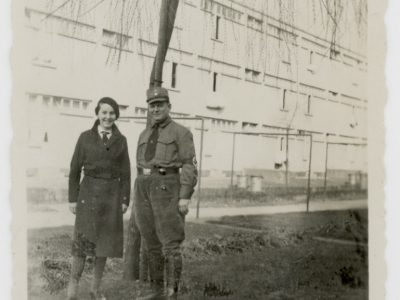 Photo papier originale - Photo Soldat III Reich - Uniforme - Guerre 39/45 - Snapshot - Soldat - Famille