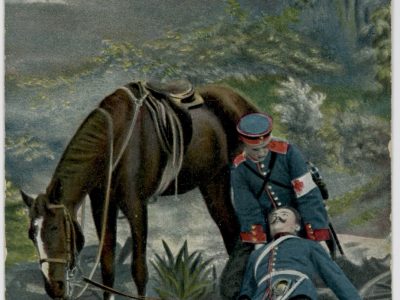 3 Cartes Ancienne Photographie - Guerre 14/18 - Armée Allemande - Morgenrot - Poème - Artillerie à Cheval