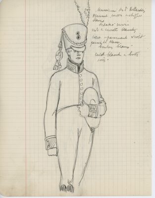 Lot de 33 pages de carnet illustrées - Dessin crayon - uniforme - soldat - 1er Empire - Napoleon 1er - Espagne - Hollande - France