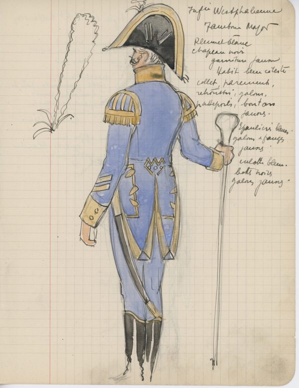 Lot de 33 pages de carnet illustrées - Dessin crayon - uniforme - soldat - 1er Empire - Napoleon 1er - Espagne - Hollande - France