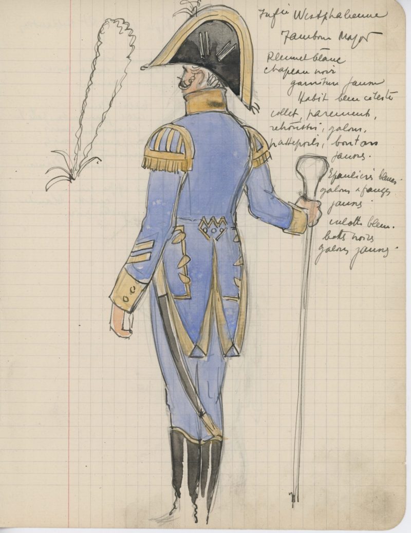 Lot de 33 pages de carnet illustrées - Dessin crayon - uniforme - soldat - 1er Empire - Napoleon 1er - Espagne - Hollande - France