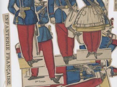 Planche imagerie Epinal - Pellerin Editeur - N°? - Infanterie Nouvel Uniforme - Second Empire - Armée Française