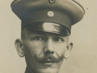 Ancienne Photographie - Grande CDV - Soldat Portrait - 1er Guerre Mondiale - Uniforme - Prusse - Casquette - Tauberbischofsheim