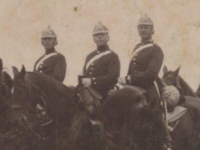 Ancienne Photographie - Grande CDV - Attelage Artillerie Prusse - 1880/1900 - Uniforme - Uniforme - Prusse