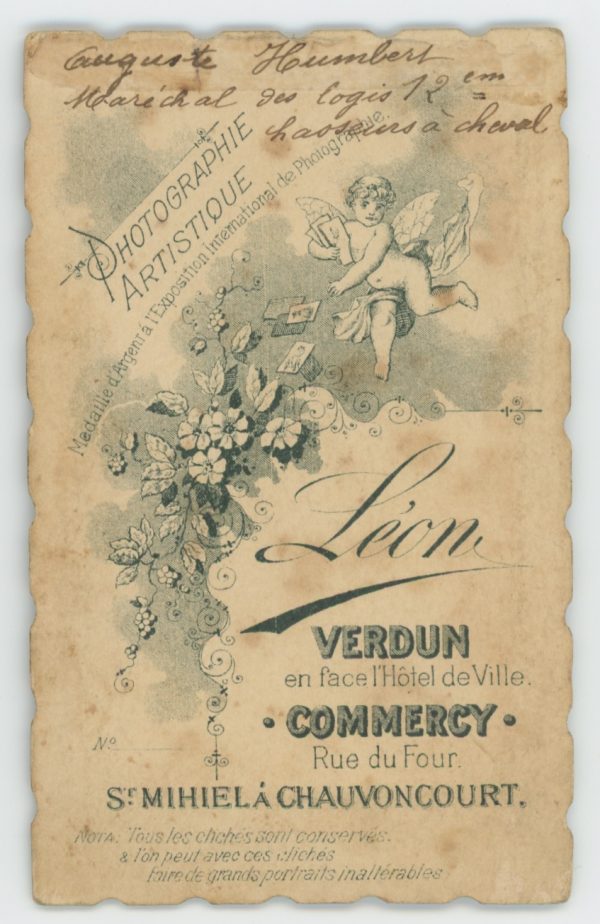 CDV Militaire - Ancienne Photographie - Chasseur à Cheval - Uniforme - 3éme République - 12 Régiment 1880 - Verdun