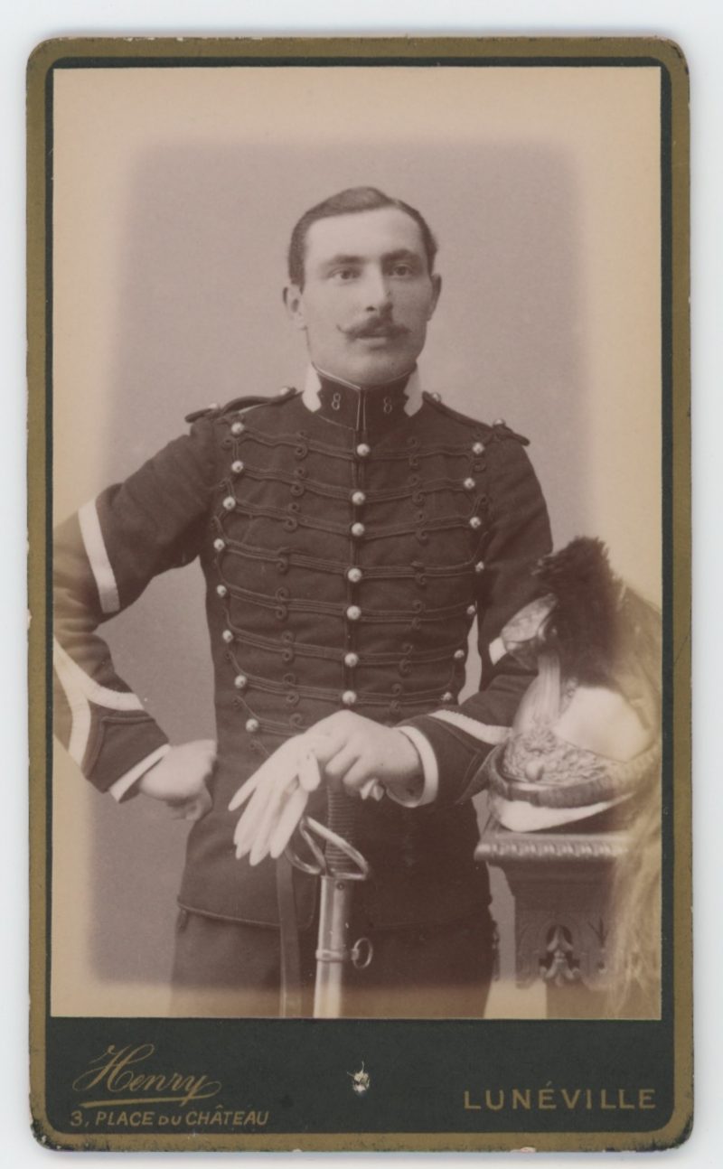 CDV Militaire - Ancienne Photographie - Dragons - Uniforme - 3éme République - 8 Rég de Dragons - 1880 - Luneville