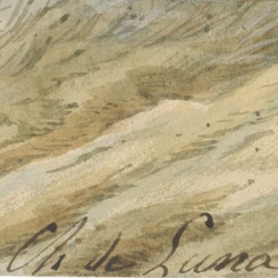 Dessin crayon rehaussé - Gendarme à Cheval Garde Impériale 1853 - Second Empire - Uniforme - Aquarelle Originale - Charles de Luna