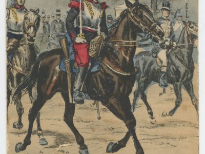 Carte Postale Illustrée - Maurice Toussaint - Edition Militaire Illustrées - Cuirassiers - 1914