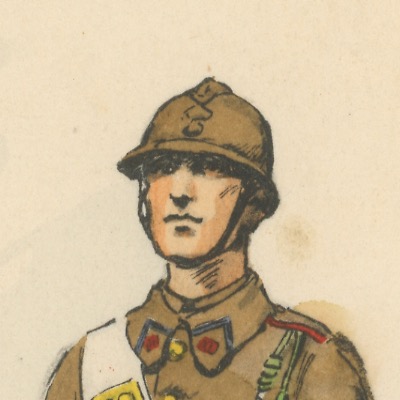 Carte Postale Illustrée - Maurice Toussaint - Edition Militaire Illustrées - Infanterie de ligne - 1940 - Tambour