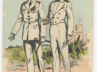 Carte Postale Illustrée - Maurice Toussaint - Edition Militaire Illustrées - Armée de l'air - 1940 - Base aérienne outremer