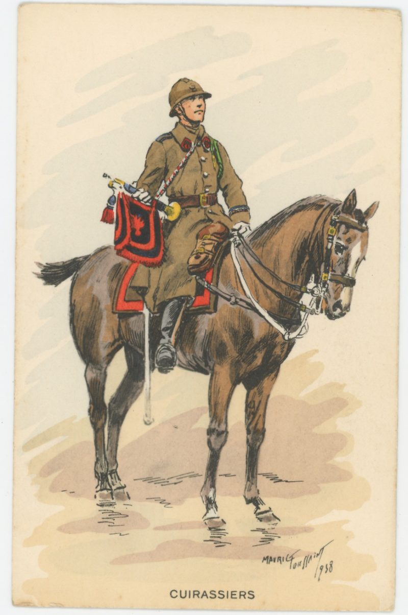 Carte Postale Illustrée - Maurice Toussaint - Edition Militaire Illustrées - Cuirassiers - 1940