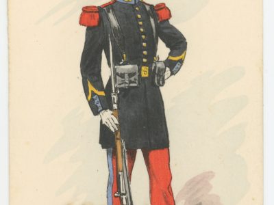 Carte Postale Illustrée - Maurice Toussaint - Edition Militaire Illustrées - Saint Cyr - Ecole Militaire - Infanterie - 1940
