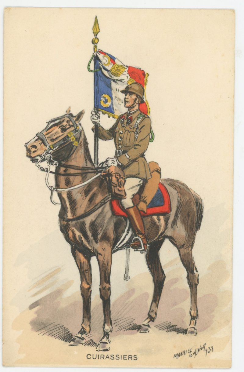 Carte Postale Illustrée - Maurice Toussaint - Edition Militaire Illustrées - Cuirassiers - 1940