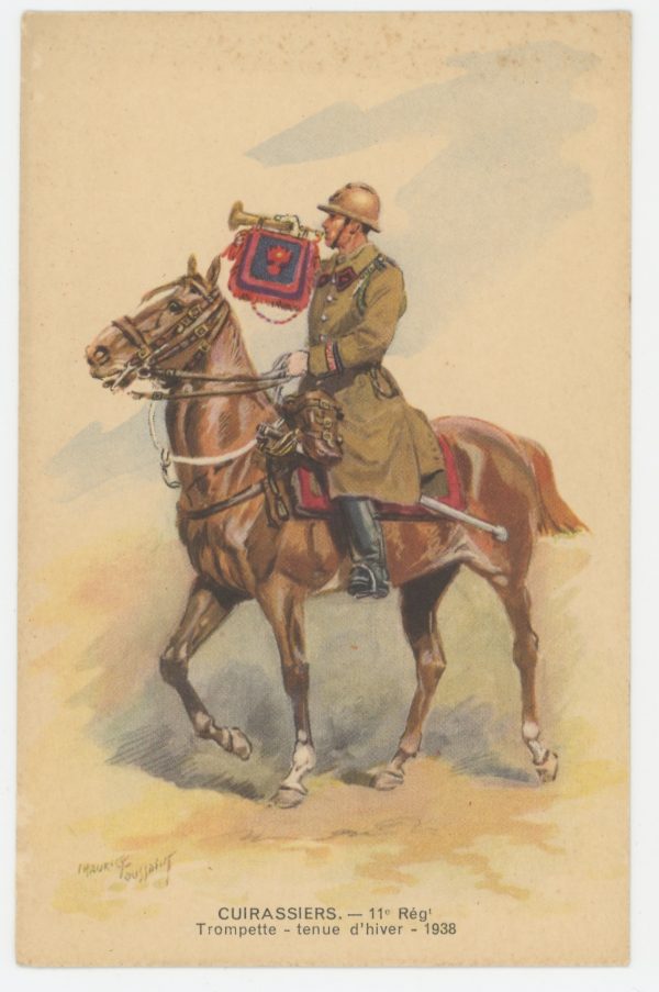 Carte Postale Illustrée - Maurice Toussaint - Edition Militaire Illustrées - Cuirassiers - 1940