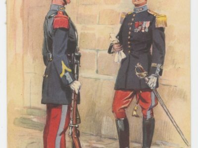 Carte Postale Illustrée - Maurice Toussaint - Edition Militaire Illustrées - Saint Cyr - Ecole Militaire - Officier - 1940