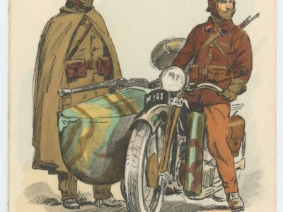 Carte Postale Illustrée - Maurice Toussaint - Edition Militaire Illustrées - Cavalerie Motorisée- 1940