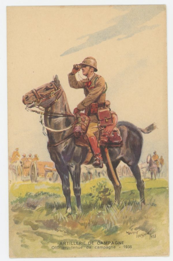 Carte Postale Illustrée - Maurice Toussaint - Edition Militaire Illustrées - Artillerie en Campagne - 1940