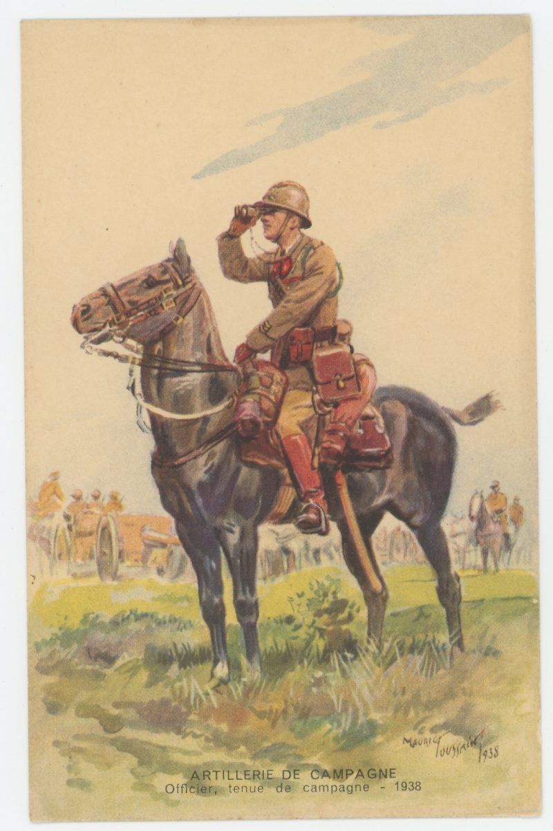 Carte Postale Illustrée - Maurice Toussaint - Edition Militaire Illustrées - Artillerie en Campagne - 1940