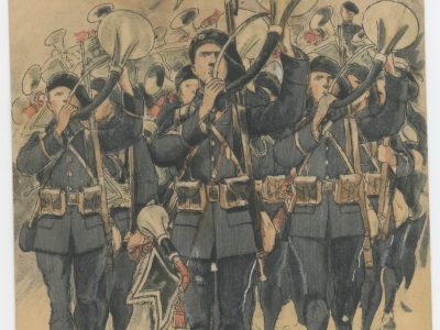 Carte Postale Illustrée - Edmond Lajoux - Edition Militaire Illustrées - Chasseurs Alpins - 1930