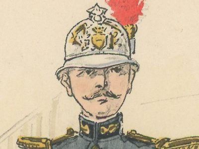 Carte Postale Illustrée - Paul Kauffmann - Lieutenant de Sapeurs Pompier - Paris