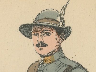 Carte Postale Illustrée - Chasseur Alpin Italien - 1915